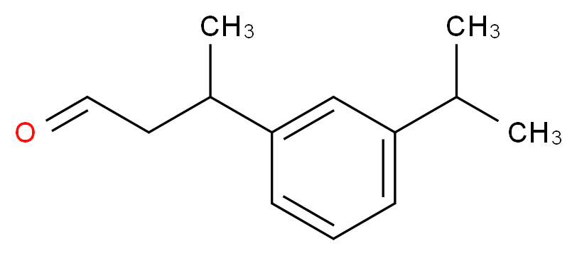 3-[3-(propan-2-yl)phenyl]butanal_分子结构_CAS_125109-85-5