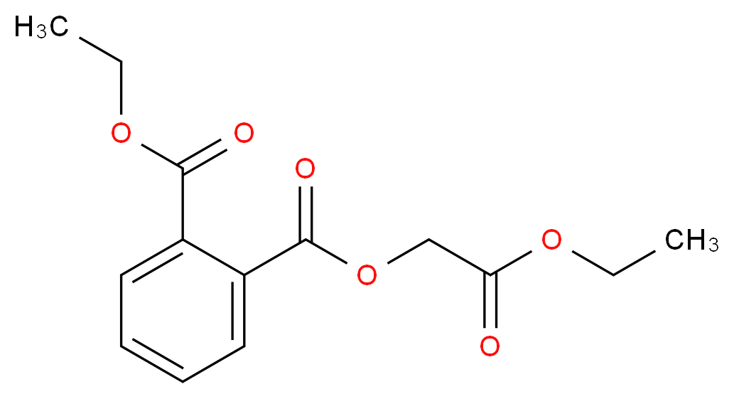 ethyl 2-[(2-ethoxy-2-oxoethoxy)carbonyl]benzoate_分子结构_CAS_84-72-0
