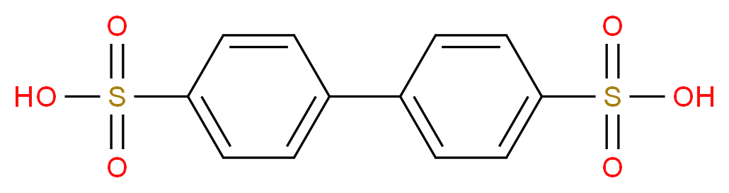 4-(4-sulfophenyl)benzene-1-sulfonic acid_分子结构_CAS_5314-37-4