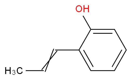 2-(prop-1-en-1-yl)phenol_分子结构_CAS_6380-21-8