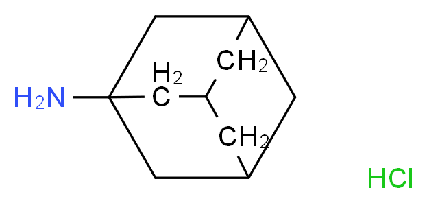 Amantadine hydrochloride_分子结构_CAS_665-66-7)