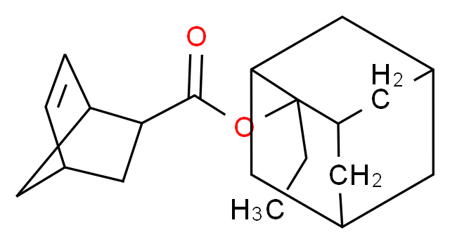 2-EthyladaMantan-2-yl bicyclo[2.2.1]hept-5-ene-2-carboxylate_分子结构_CAS_328087-87-2)