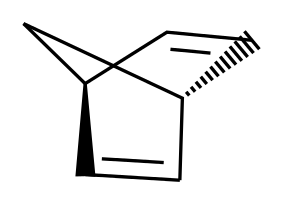 (1s,4s)-bicyclo[2.2.1]hepta-2,5-diene_分子结构_CAS_121-46-0