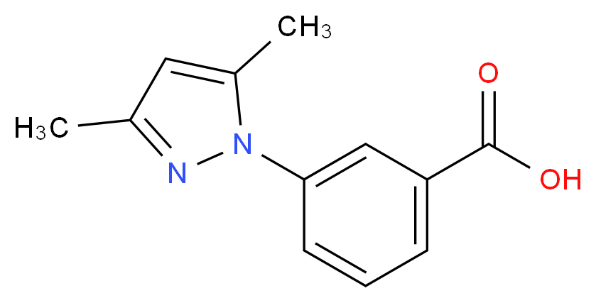 3-(3,5-dimethyl-1H-pyrazol-1-yl)benzoic acid_分子结构_CAS_312531-88-7)