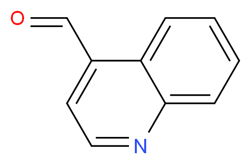 4-喹啉甲醛_分子结构_CAS_4363-93-3)