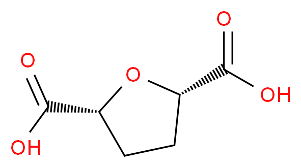 (2R,5S)-oxolane-2,5-dicarboxylic acid_分子结构_CAS_2240-81-5