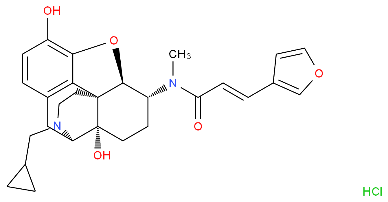 Nalfurafine Hydrochloride_分子结构_CAS_152658-17-8)