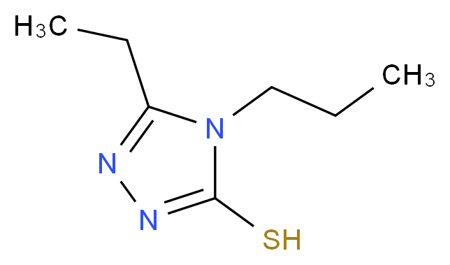 5-Ethyl-4-propyl-4H-1,2,4-triazole-3-thiol_分子结构_CAS_)