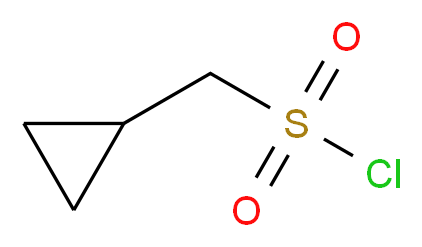 cyclopropylmethanesulfonyl chloride_分子结构_CAS_)