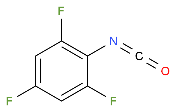 1,3,5-trifluoro-2-isocyanatobenzene_分子结构_CAS_50528-80-8