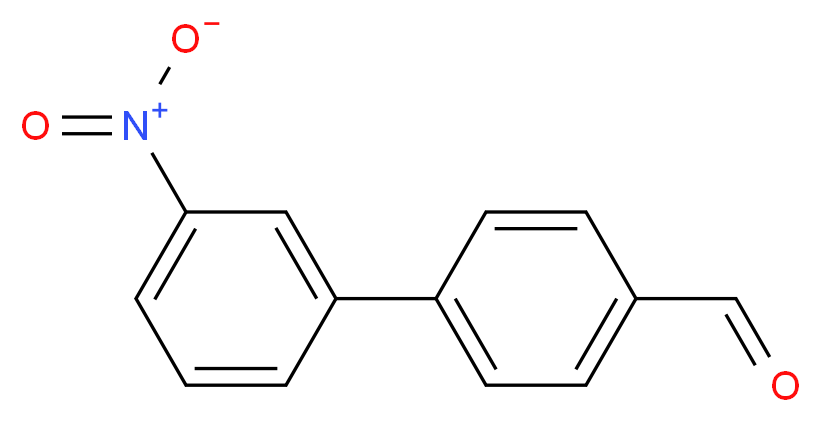 3'-Nitro[1,1'-biphenyl]-4-carbaldehyde_分子结构_CAS_)