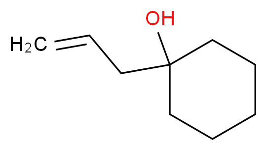 1-烯丙基环己醇_分子结构_CAS_1123-34-8)