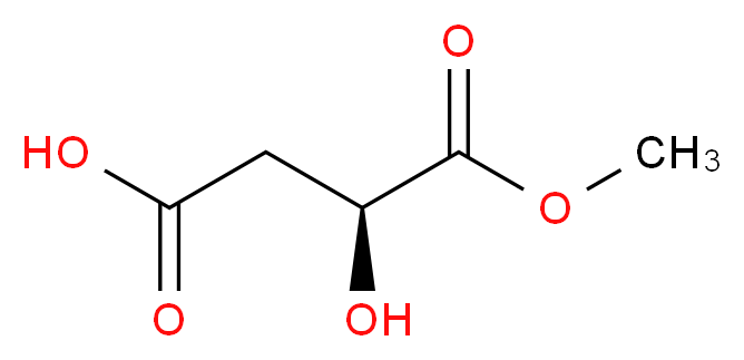 (3S)-3-hydroxy-4-methoxy-4-oxobutanoic acid_分子结构_CAS_66212-45-1