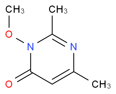 3-methoxy-2,6-dimethyl-3,4-dihydropyrimidin-4-one_分子结构_CAS_1201793-65-8