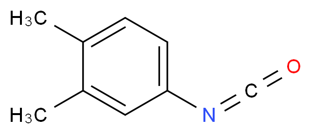 4-isocyanato-1,2-dimethylbenzene_分子结构_CAS_51163-27-0