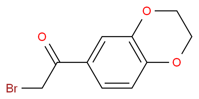 2-Bromo-1-(2,3-dihydro-1,4-benzodioxin-6-yl)ethan-1-one_分子结构_CAS_4629-54-3)