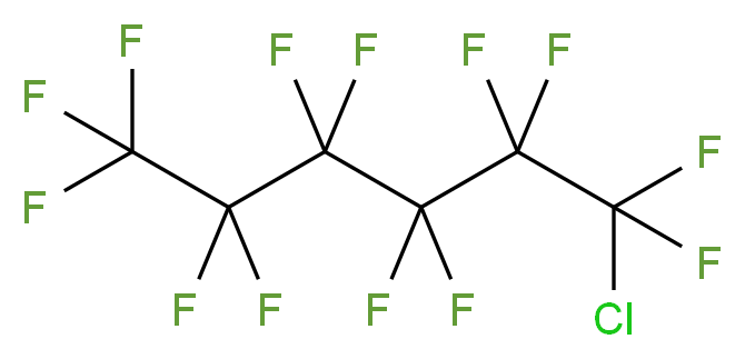 Perfluorohexyl chloride 98%_分子结构_CAS_355-41-9)