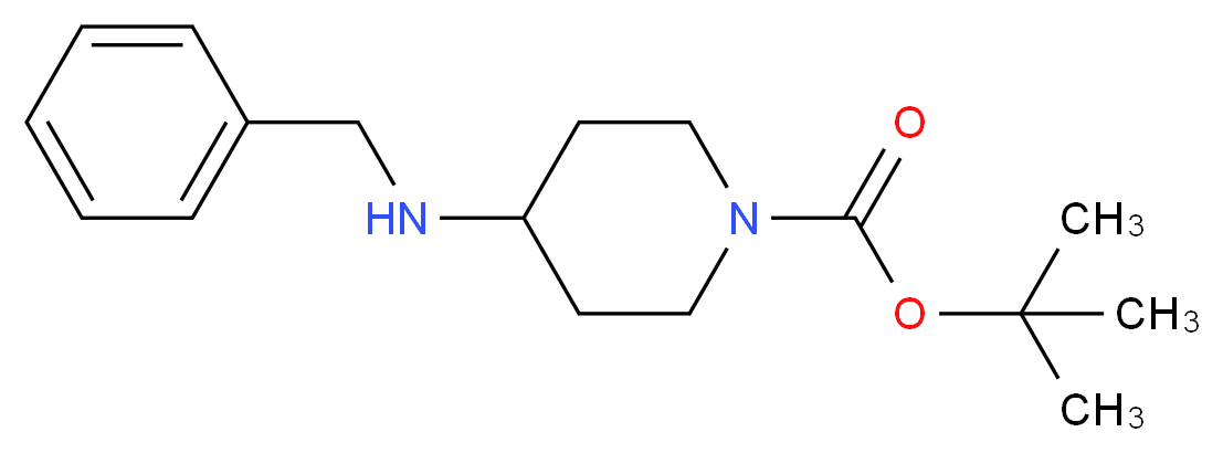 4-Benzylaminopiperidine, 1-BOC protected 97%_分子结构_CAS_)