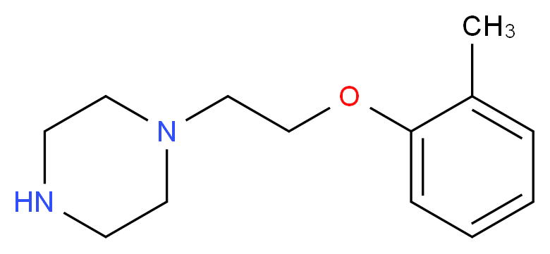 1-[2-(2-methylphenoxy)ethyl]piperazine_分子结构_CAS_)