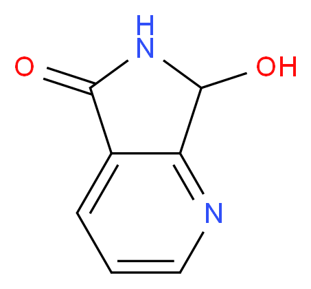 7-hydroxy-5H,6H,7H-pyrrolo[3,4-b]pyridin-5-one_分子结构_CAS_115012-09-4