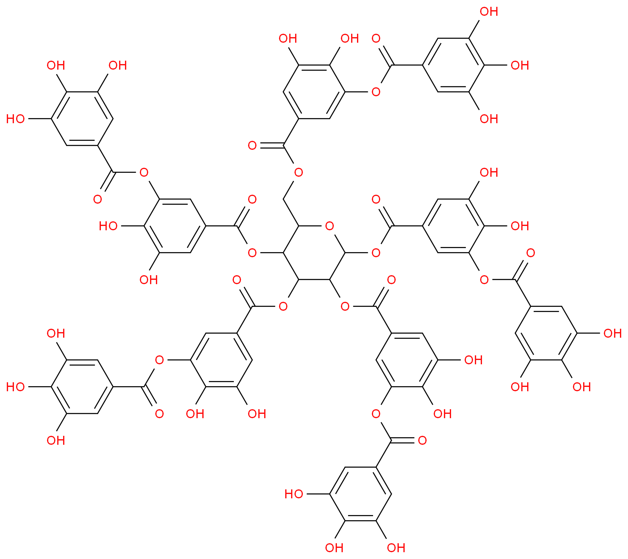1401-55-4 分子结构