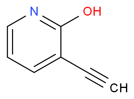 3-ethynylpyridin-2-ol_分子结构_CAS_142502-88-3)