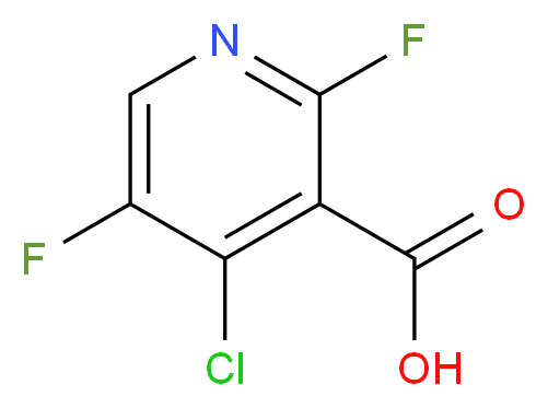 4-Chloro-2,5-difluoropyridine-3-carboxylic acid_分子结构_CAS_)