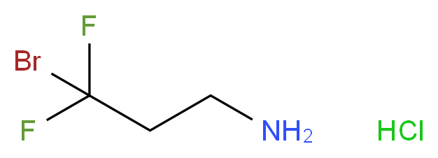 3-Bromo-3,3-difluoropropylamine hydrochloride_分子结构_CAS_234096-29-8)