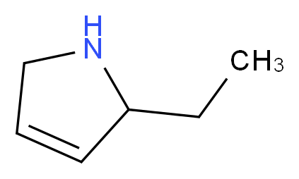 2-ethyl-2,5-dihydro-1H-pyrrole_分子结构_CAS_1177359-87-3