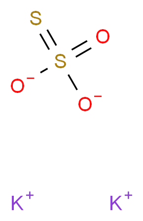 硫代硫酸钾_分子结构_CAS_10294-66-3)