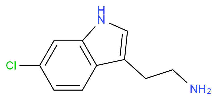 2-(6-chloro-1H-indol-3-yl)ethan-1-amine_分子结构_CAS_)