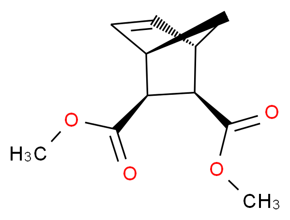 2,3-dimethyl (1R,2S,3R,4S)-bicyclo[2.2.1]hept-5-ene-2,3-dicarboxylate_分子结构_CAS_39589-98-5