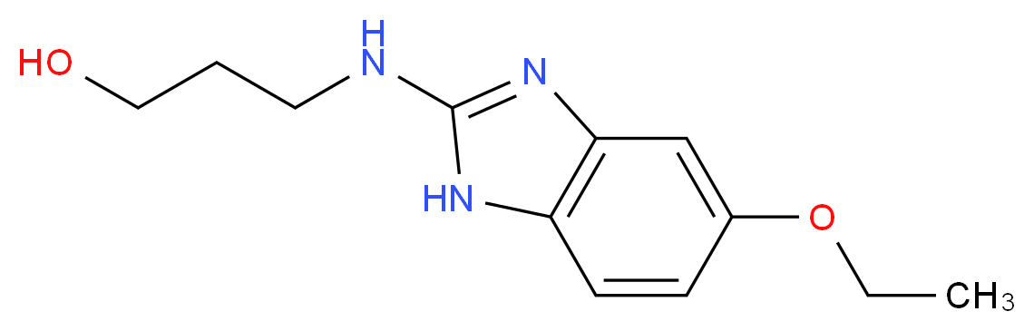 3-(5-Ethoxy-1H-benzoimidazol-2-ylamino)-propan-1-ol_分子结构_CAS_301163-46-2)