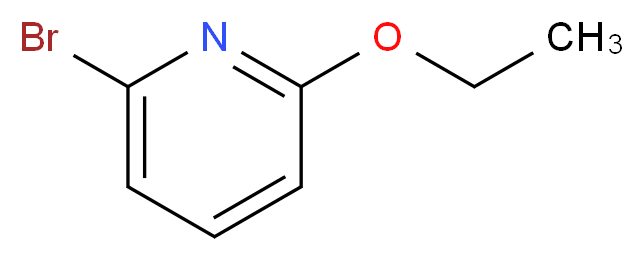 2-Bromo-6-ethoxypyridine_分子结构_CAS_4645/11/8)