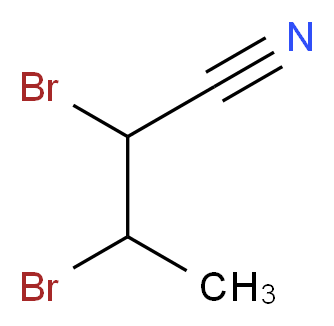 2,3-Dibromobutanenitrile (90%)_分子结构_CAS_25109-76-6)