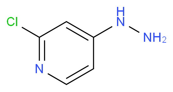 2-Chloro-4-hydrazinopyridine_分子结构_CAS_700811-29-6)