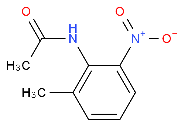 N-(2-methyl-6-nitrophenyl)acetamide_分子结构_CAS_59907-22-1