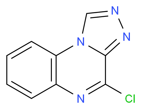 4-Chloro[1,2,4]triazolo[4,3-a]quinoxaline_分子结构_CAS_)