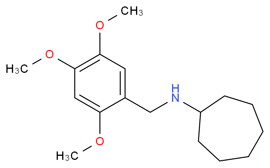 N-(2,4,5-trimethoxybenzyl)cycloheptanamine_分子结构_CAS_418778-25-3)