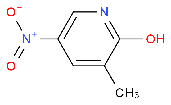 3-methyl-5-nitropyridin-2-ol_分子结构_CAS_21901-34-8