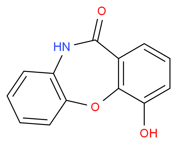 15-hydroxy-2-oxa-9-azatricyclo[9.4.0.0<sup>3</sup>,<sup>8</sup>]pentadeca-1(11),3(8),4,6,12,14-hexaen-10-one_分子结构_CAS_60287-09-4