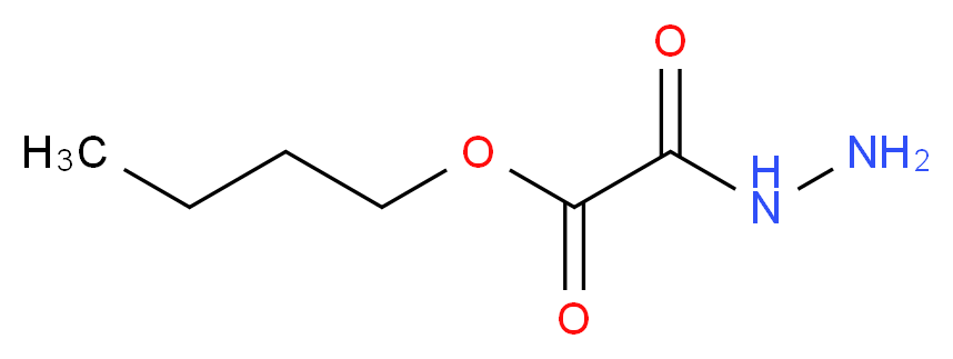 butyl (hydrazinecarbonyl)formate_分子结构_CAS_40711-41-9