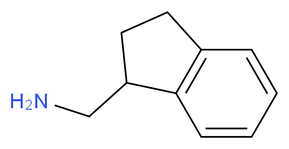 2,3-DIHYDRO-1H-INDENE-1-METHANAMINE_分子结构_CAS_54949-92-7)