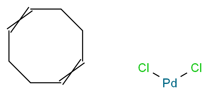 cycloocta-1,5-diene; dichloropalladium_分子结构_CAS_12107-56-1