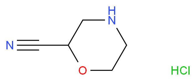 morpholine-2-carbonitrile hydrochloride_分子结构_CAS_)