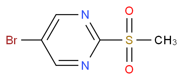 5-bromo-2-methanesulfonylpyrimidine_分子结构_CAS_38275-48-8