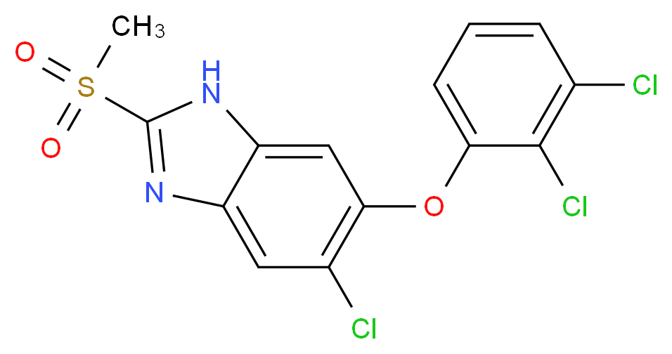 Triclabendazole sulfone_分子结构_CAS_106791-37-1)