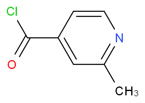 2-METHYL-4-PYRIDINECARBONYL CHLORIDE_分子结构_CAS_99911-04-3)