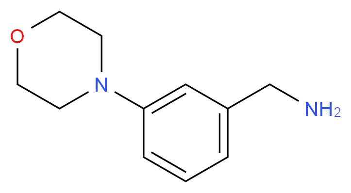 [3-(Morpholin-4-yl)phenyl]methylamine_分子结构_CAS_625470-29-3)