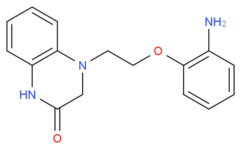 4-[2-(2-aminophenoxy)ethyl]-1,2,3,4-tetrahydroquinoxalin-2-one_分子结构_CAS_)